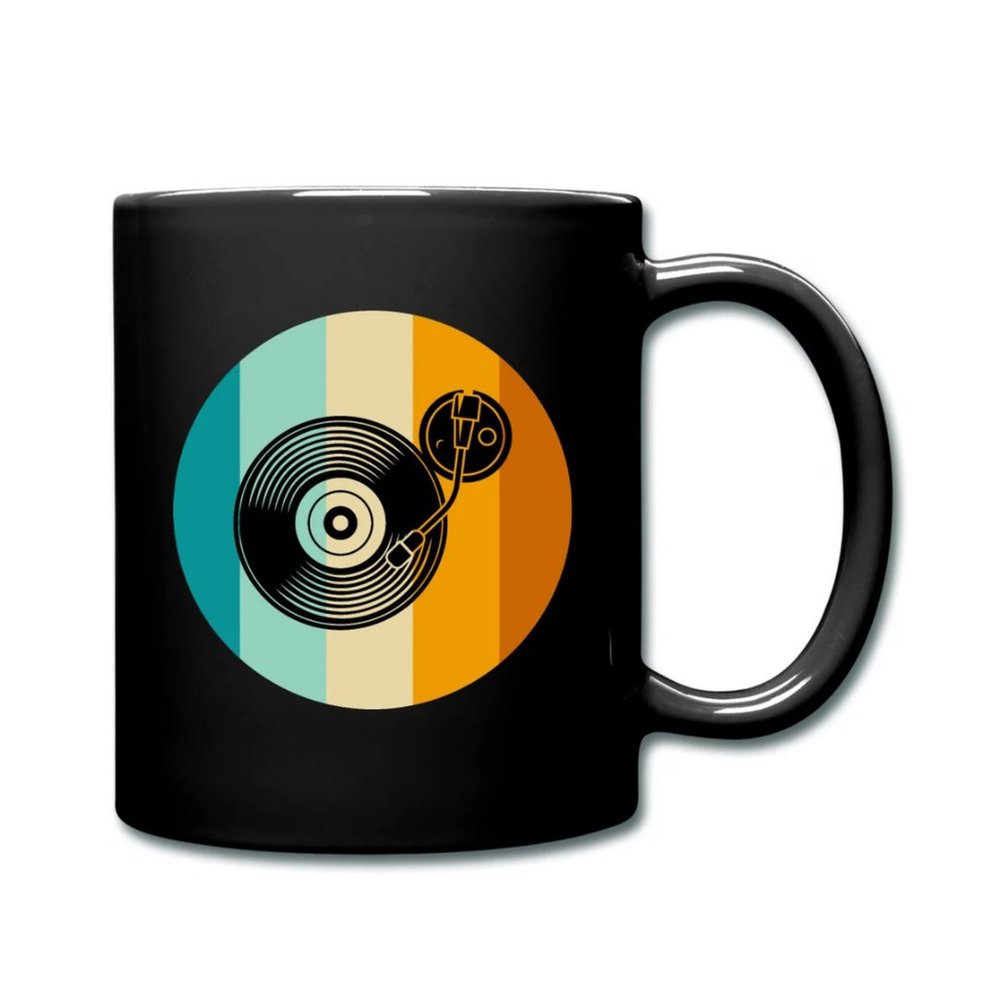 Vinyl Record Coffee Mug, Vinyl Record Gifts, Music Lover Mug, Tea Cup